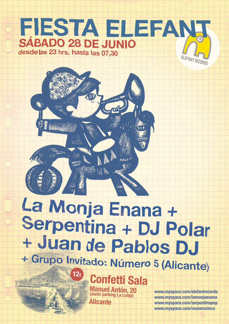 Imagen destacada de noticia: La Monja Enana + Serpentina + Dj Polar + Juan de Pablos [28 de junio]